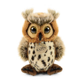 Rappa - Plush owl 20 cm ECO-FRIENDLY - Stuffed Animals